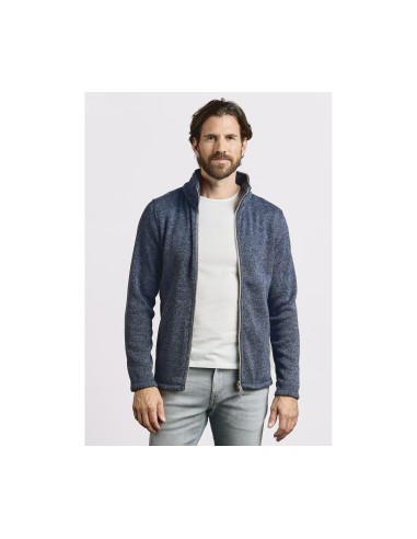PRM-7720-Mens Knit Fleece Jacket C+